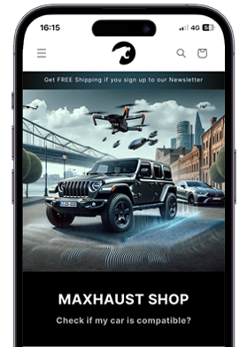 Maxhaust mobile app