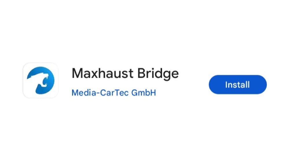 Maxhaust BRIDGE, install now on your Anroid phone