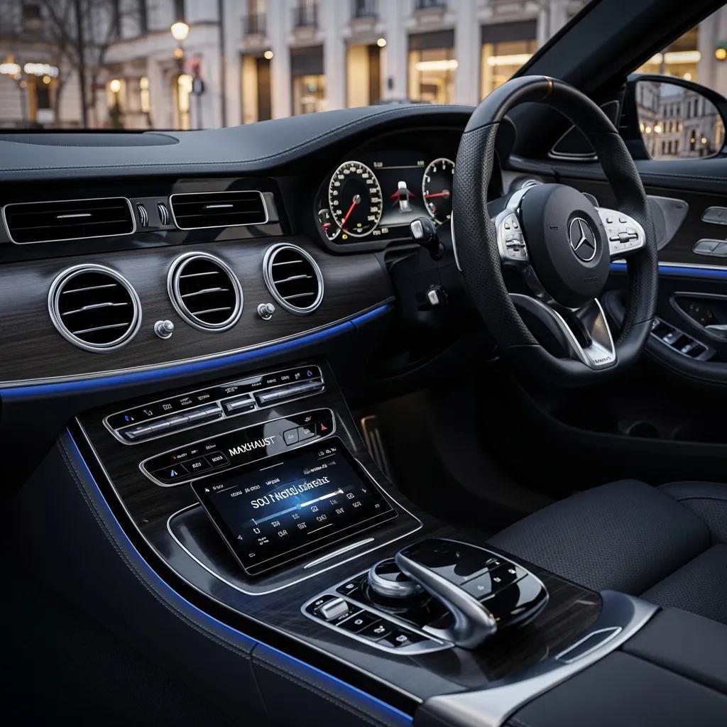 Maxhaust Stage One Bundle installed in a modern car, highlighting digital sound technology